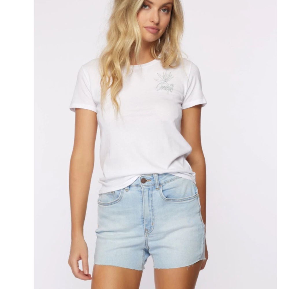 O'Neill New With Tags  Sky Blue Walker Women's Jean Shorts Size 25